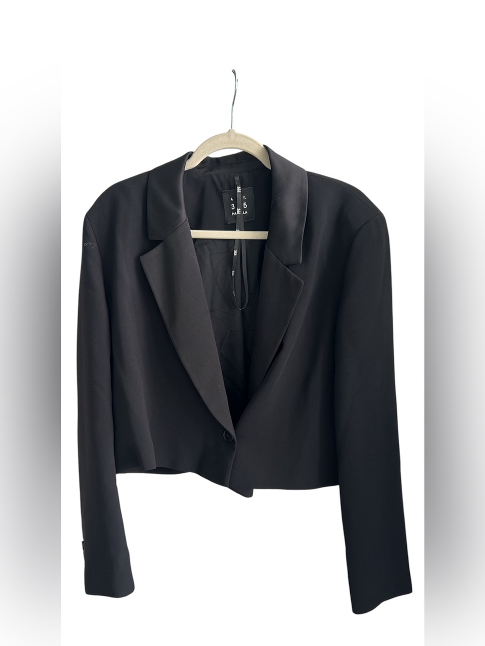 MARELLA Black Cropped Blazer Jacket